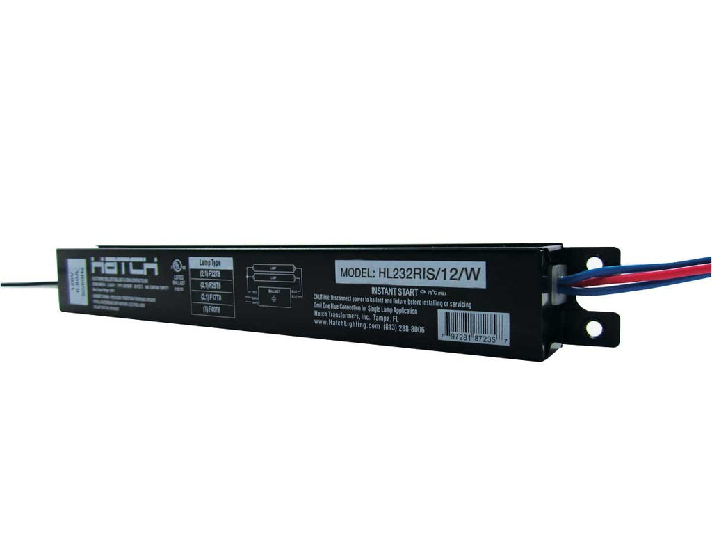 Hatch HL275IS12W Fluorescent F96T12 120V Ballast Side Leads Ballasts