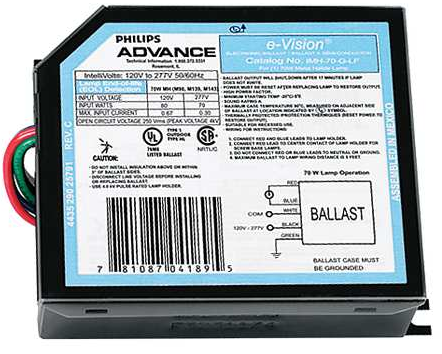 Advance IMH 70 G LF 70W Metal Halide Ballast Ballasts