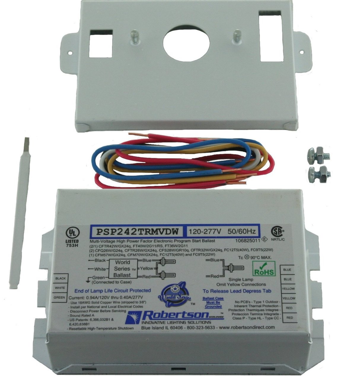 Robertson PSP242TRMVRK World Series 2x42W CFL Ballast Kit Ballasts