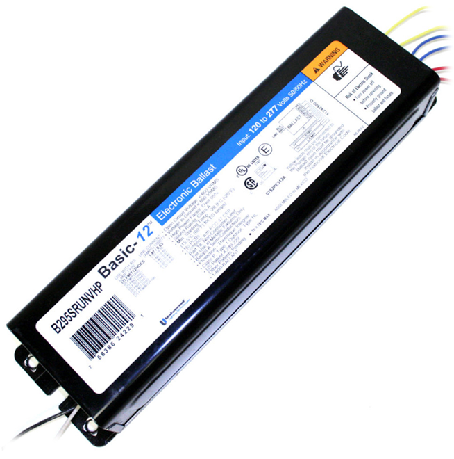 Universal B286PUNVHES010C Basic12 2xF96T12HO Ballast Carton Pack Ballasts