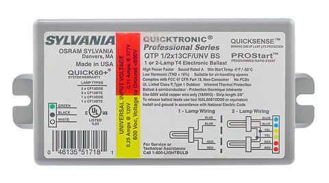 Sylvania hotsell quicktronic ballast